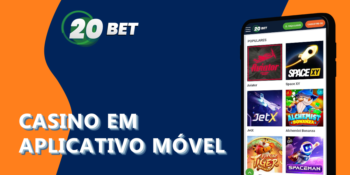 Porque deve tentar jogar no casino online 20Bet a partir do telemóvel
