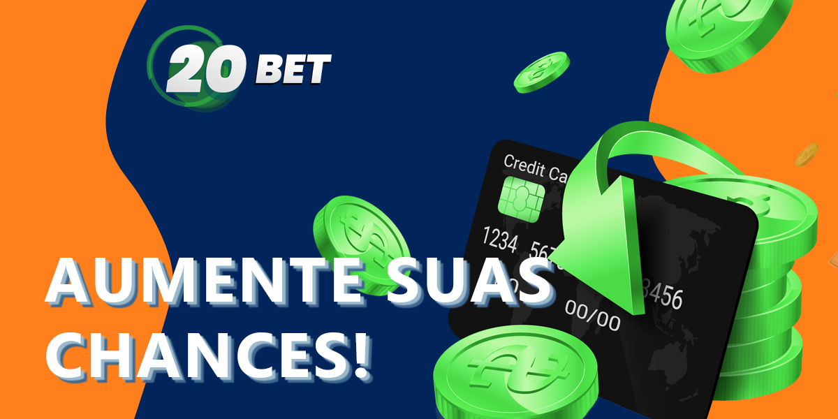 A funcionalidade Impulsione suas Odds para os utilizadores da casa de apostas online 20bet