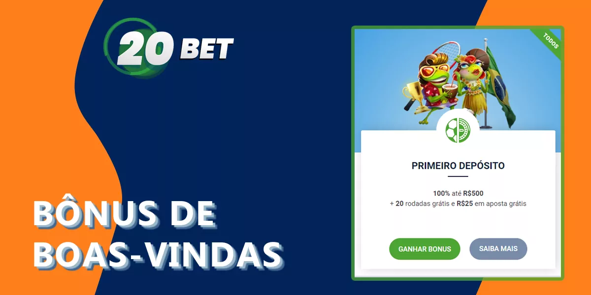 Descrição do bónus de boas-vindas para os fãs de casino online no casino online 20Bet