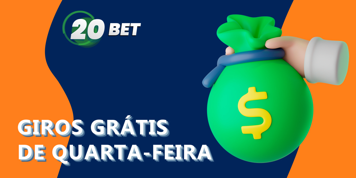 Giros Grátis de Quarta-Feira - bónus generoso do 20Bet Brasil