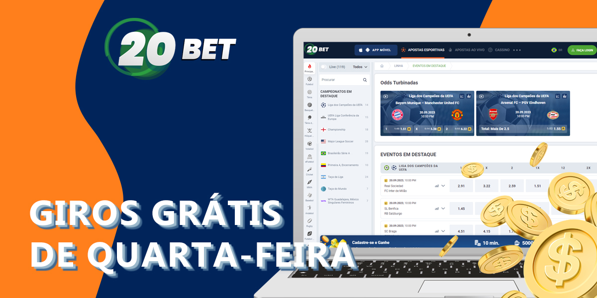 Torneio de Apostas para apostadores brasileiros na 20bet Brasil